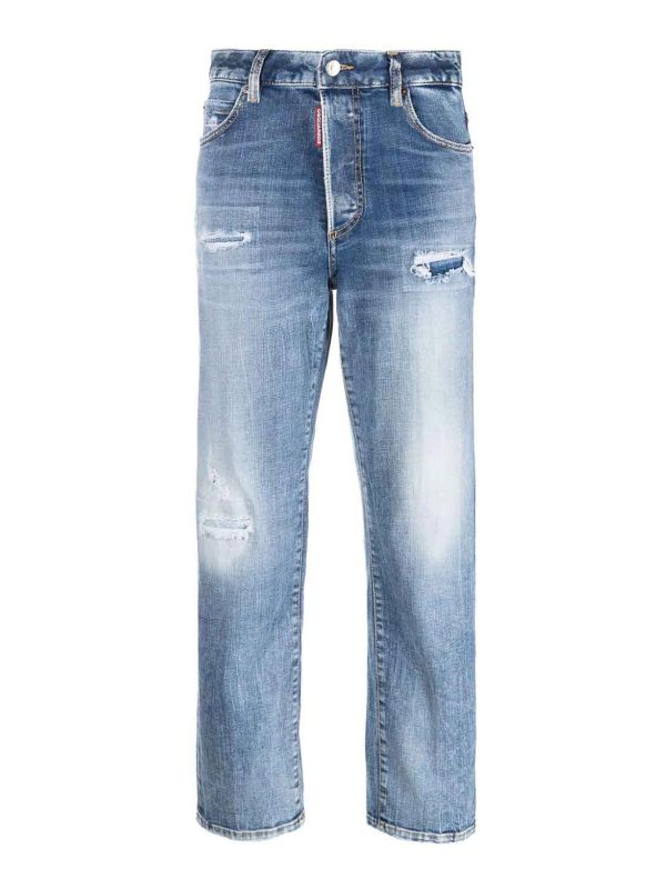 Dsquared2 Jean Droit - Clair Délavé