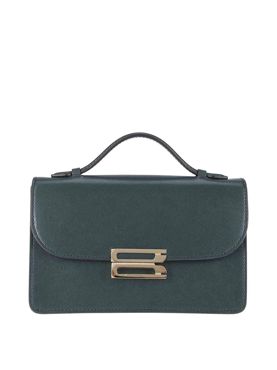 Victoria Beckham Sac Bandoulière - Vert Foncé