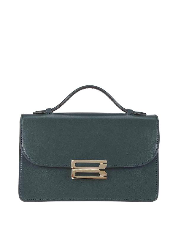 Victoria Beckham Sac Bandoulière - Vert Foncé