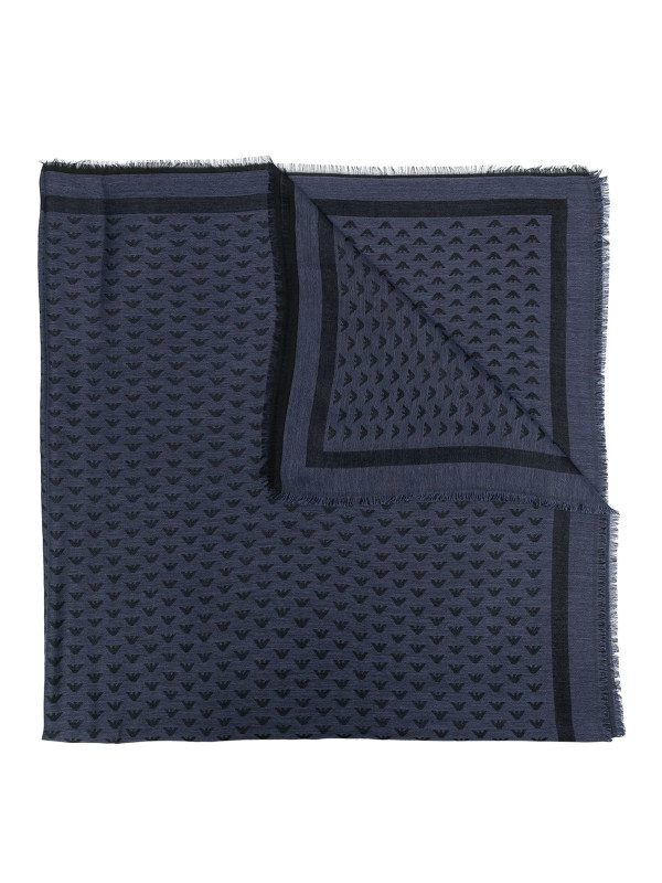Emporio Armani Écharpe - Bleu
