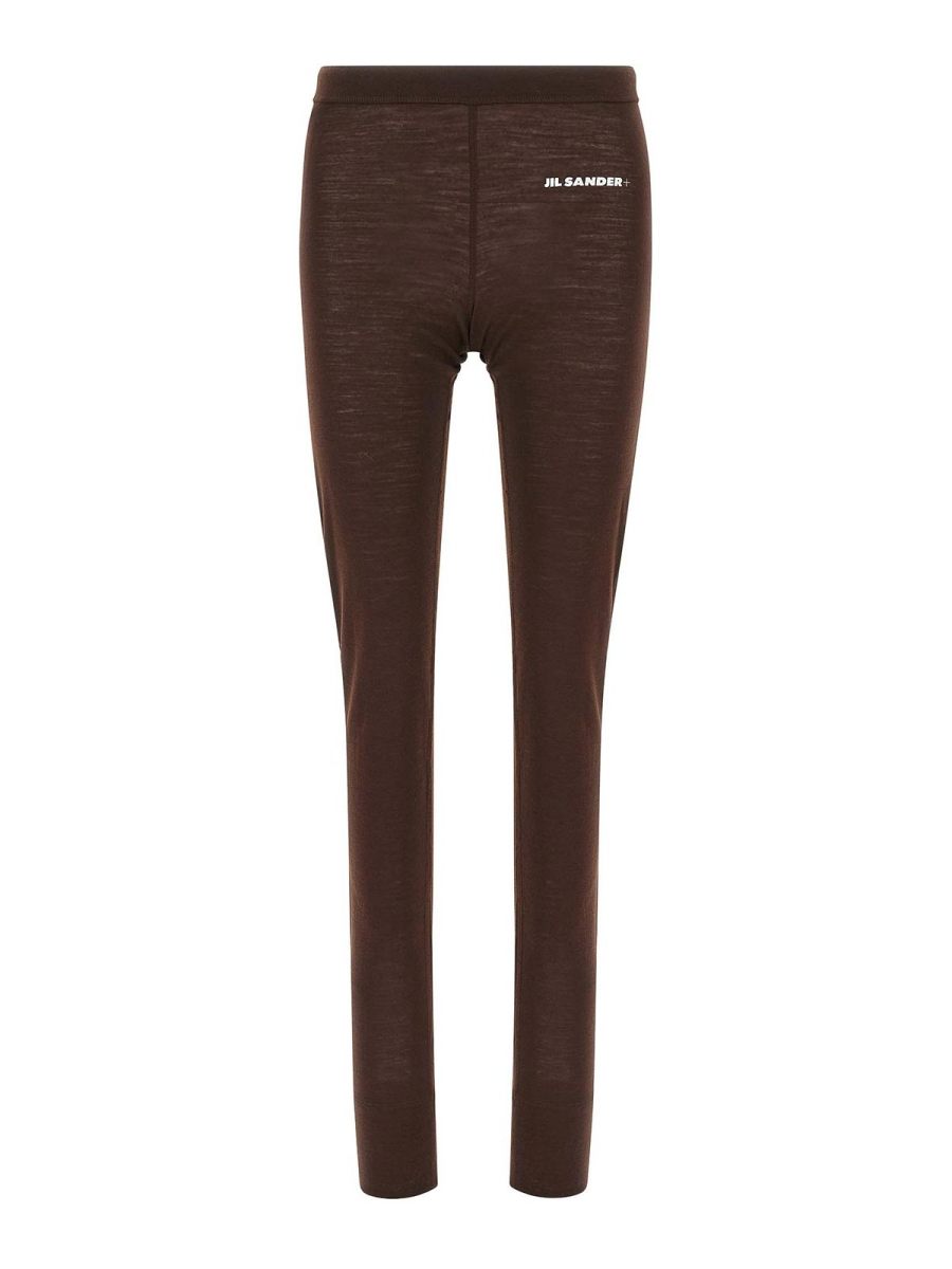Jil Sander Leggings - Rouge Brun