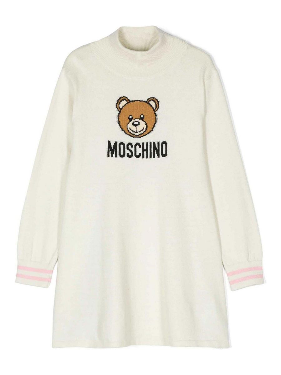 Moschino Kids Maxi Robe - Gris Clair