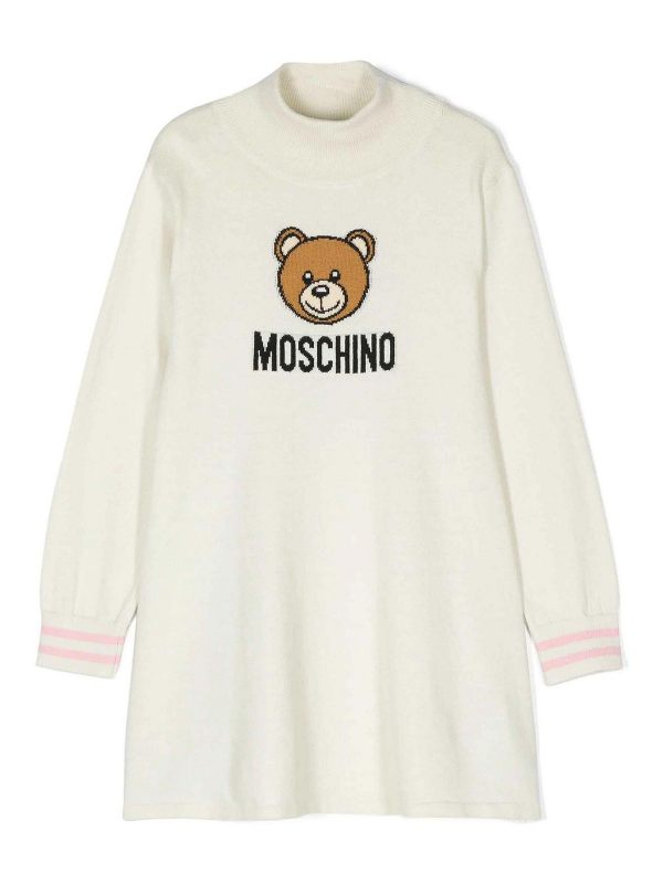 Moschino Kids Maxi Robe - Gris Clair