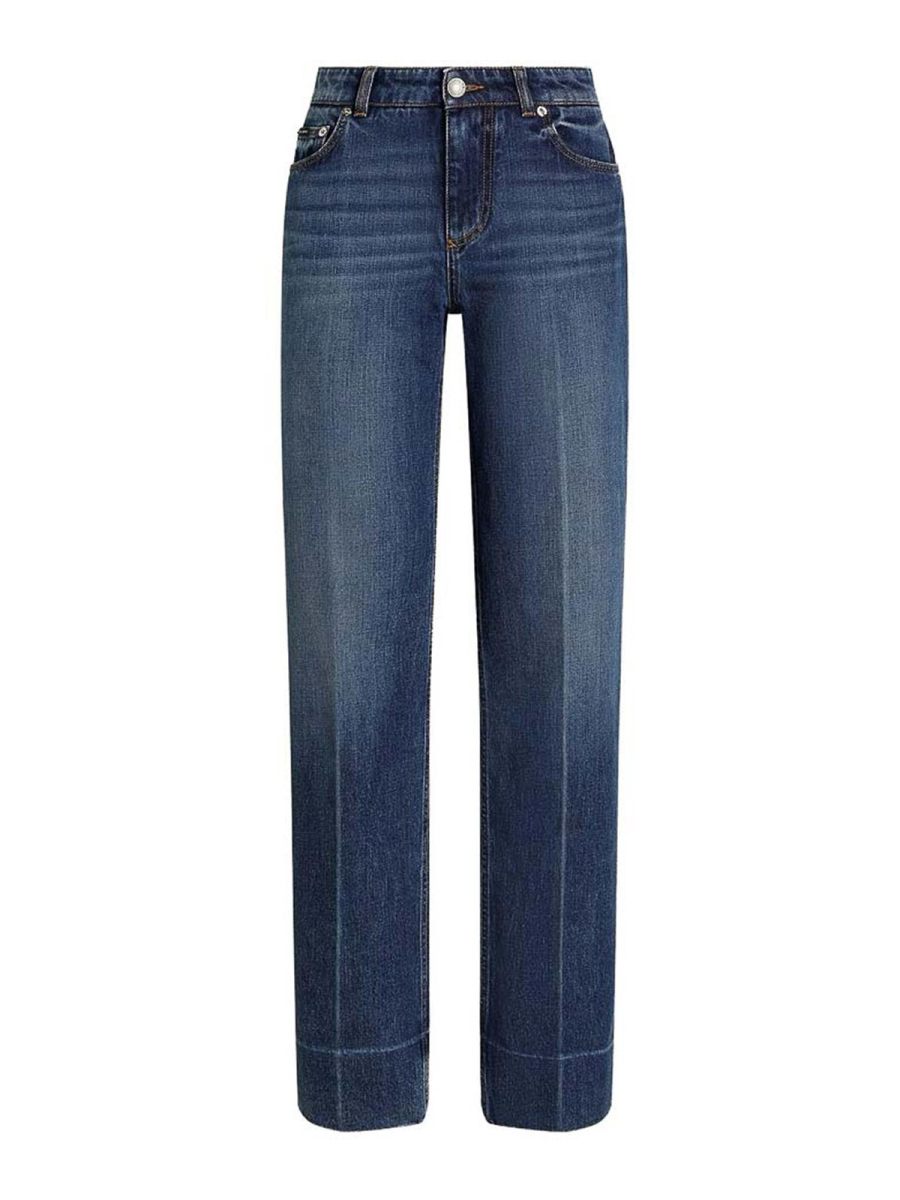Dolce & Gabbana Jean Droit - Bleu