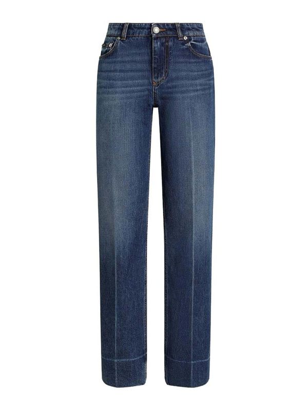 Dolce & Gabbana Jean Droit - Bleu