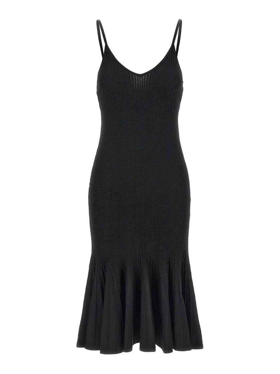 Khaite Robe Au Genou - Noir