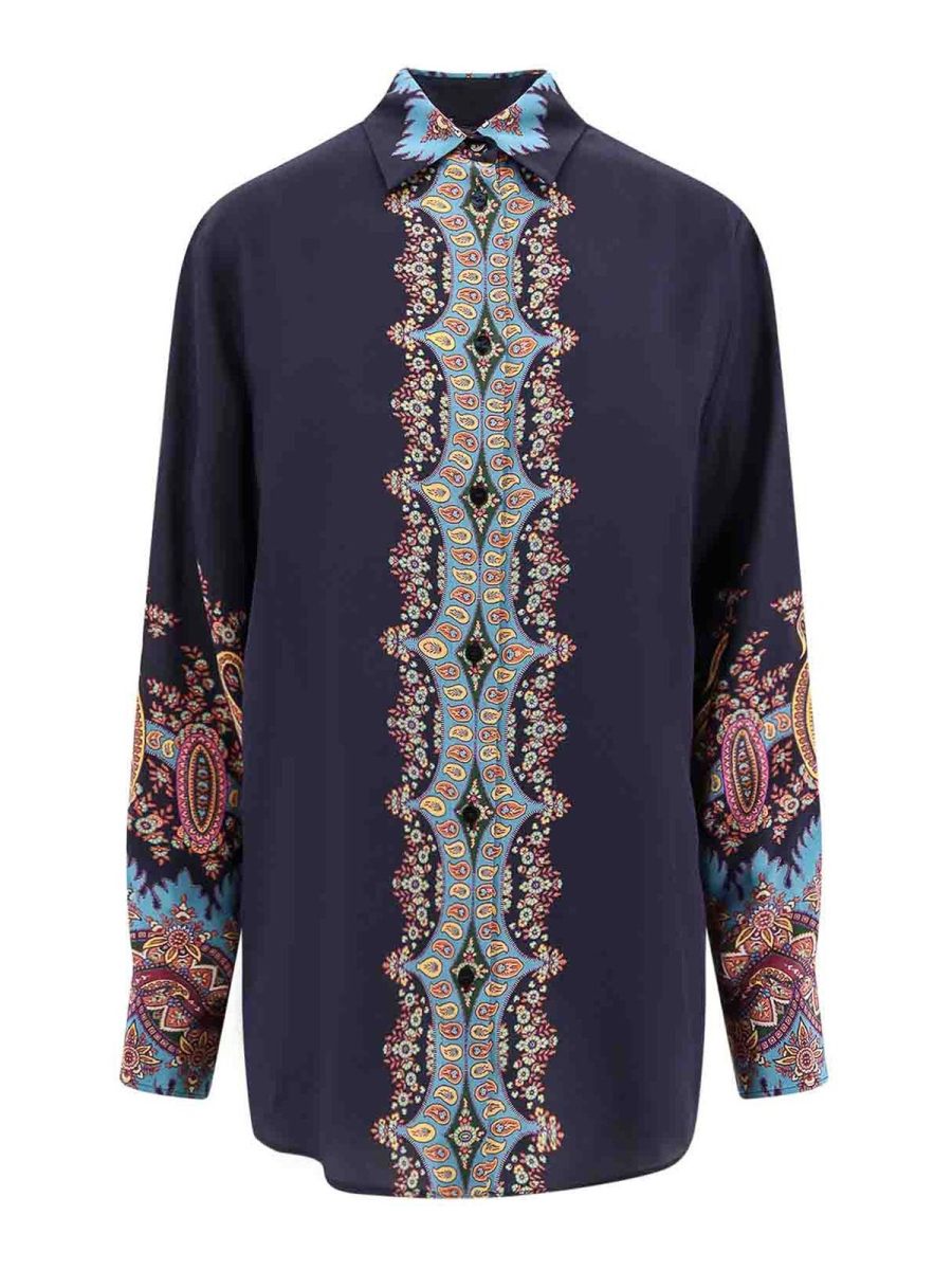 Etro Chemise - Rouge Brun