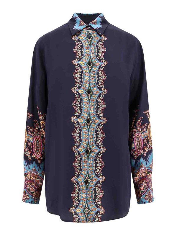 Etro Chemise - Rouge Brun