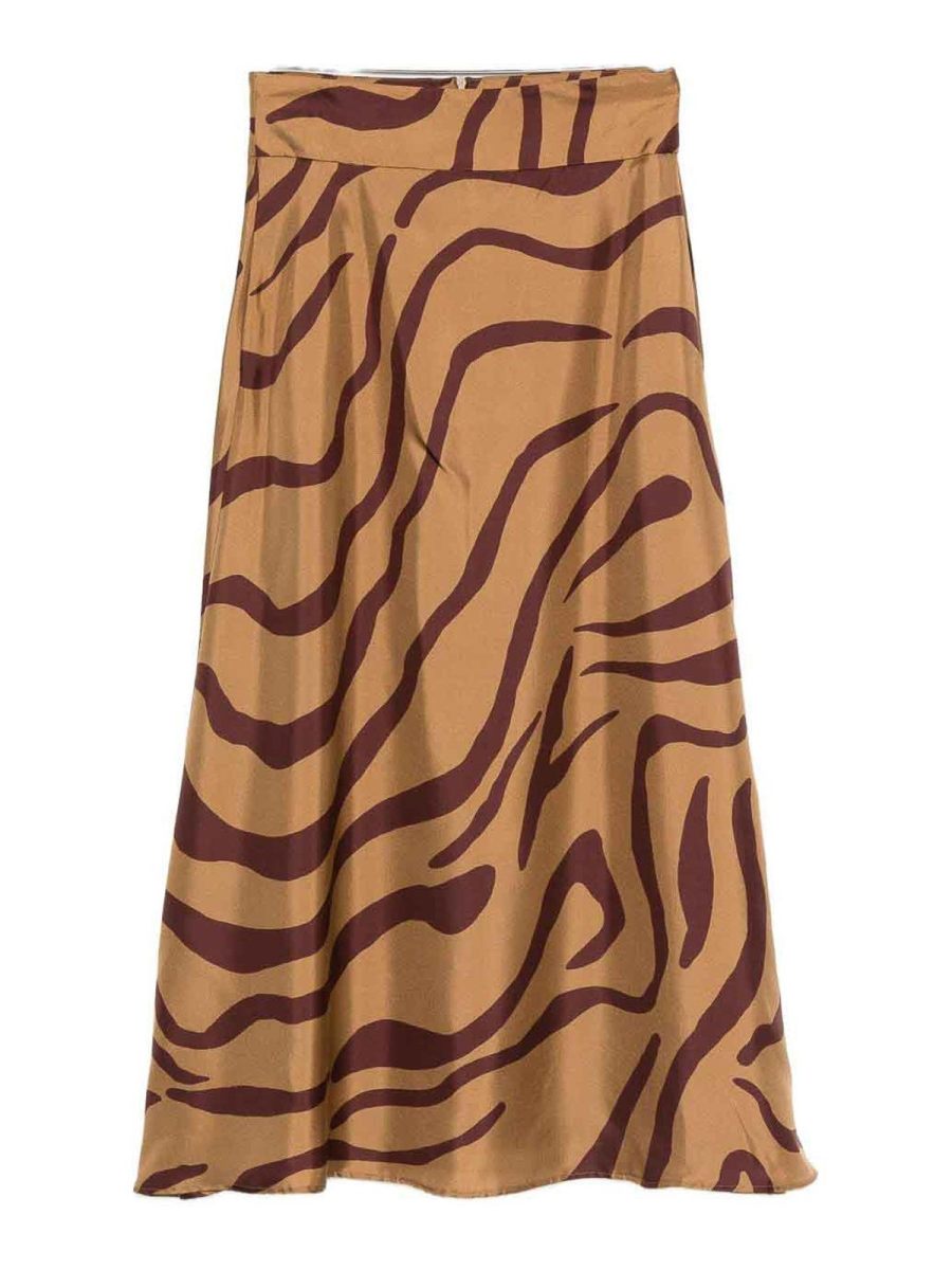 Raquel Diniz Jupe Midi - Beige