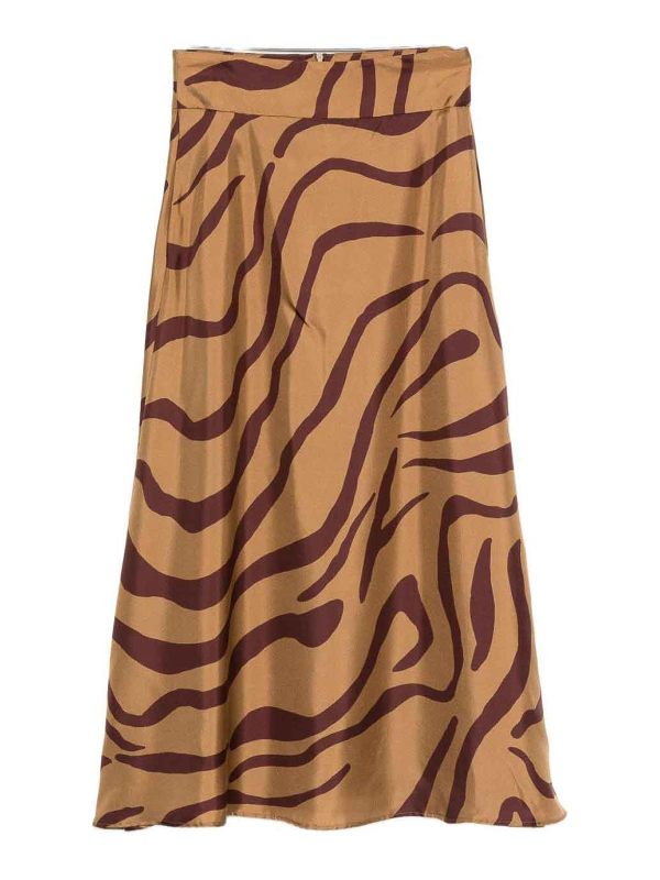 Raquel Diniz Jupe Midi - Beige