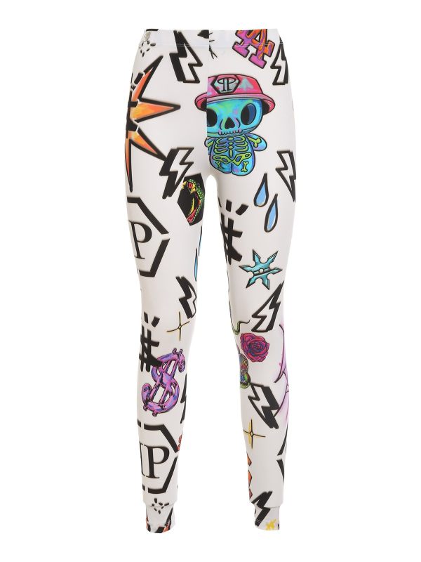 Philipp Plein Leggings - Tattoo Monogram