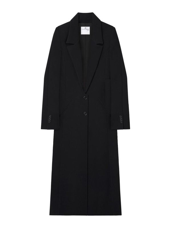 Courreges Manteau Long - Noir