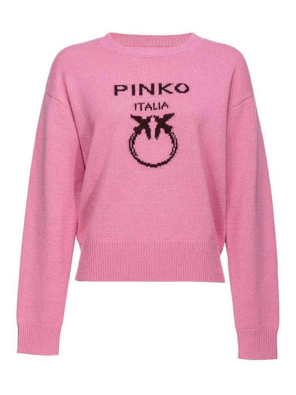 Pinko Pull Col Rond - Couleur Chair