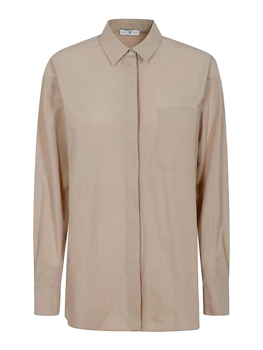 Pt Torino Chemise - Beige