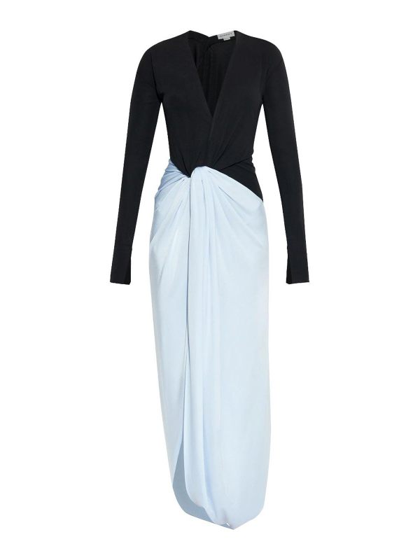 Victoria Beckham Robe Au Genou - Noir