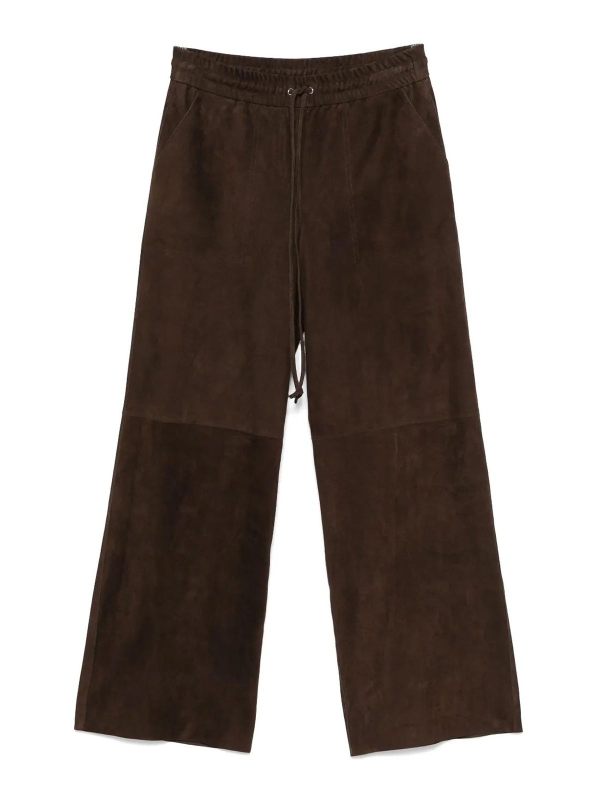 P. A.R. O.S. H. Pantalons En Cuir - Marron