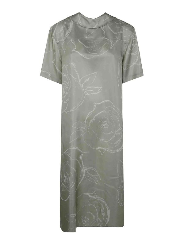 Marni Robe Au Genou - Vert