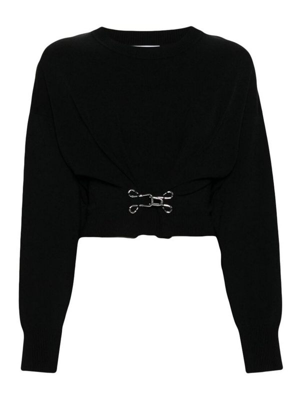 Moschino Jeans Pull Col Rond - Noir
