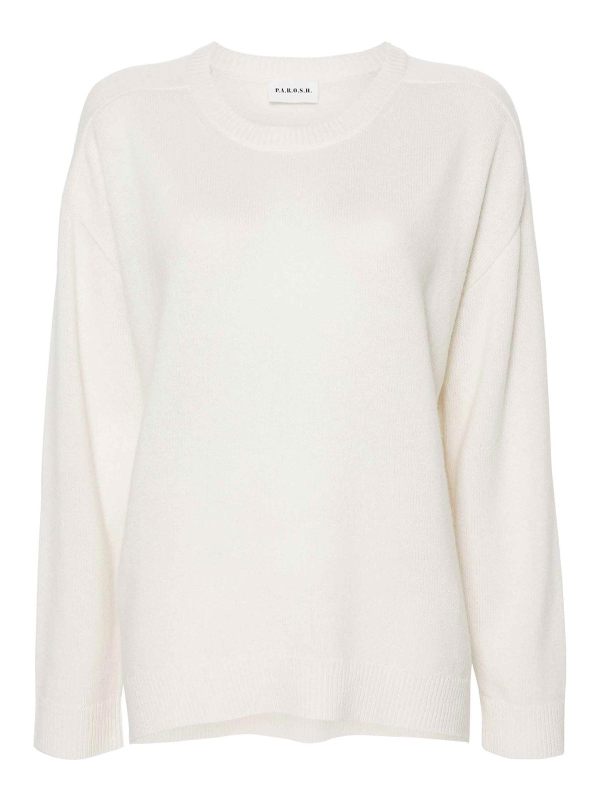 P. A.R. O.S. H. Pull Col Bateau - Blanc