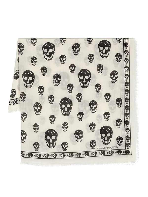 Alexander Mcqueen Étole - Blanc