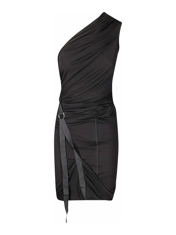 Helmut Lang Robe Au Genou - Noir