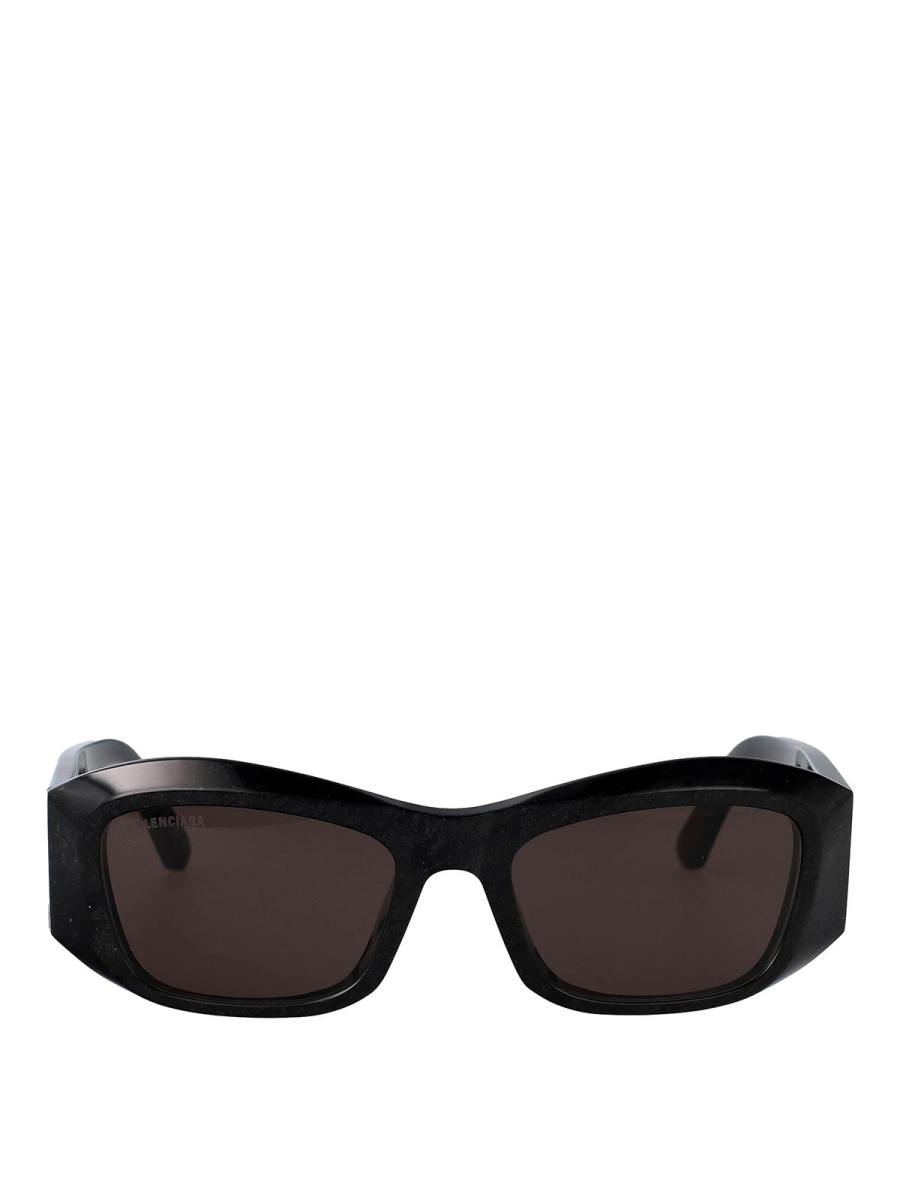 Balenciaga Lunettes De Soleil - Noir