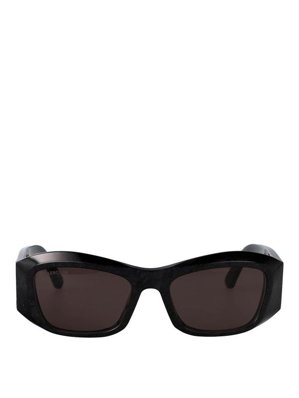 Balenciaga Lunettes De Soleil - Noir