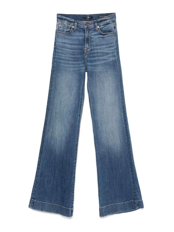 7 For All Mankind Jean Bootcut - Bleu