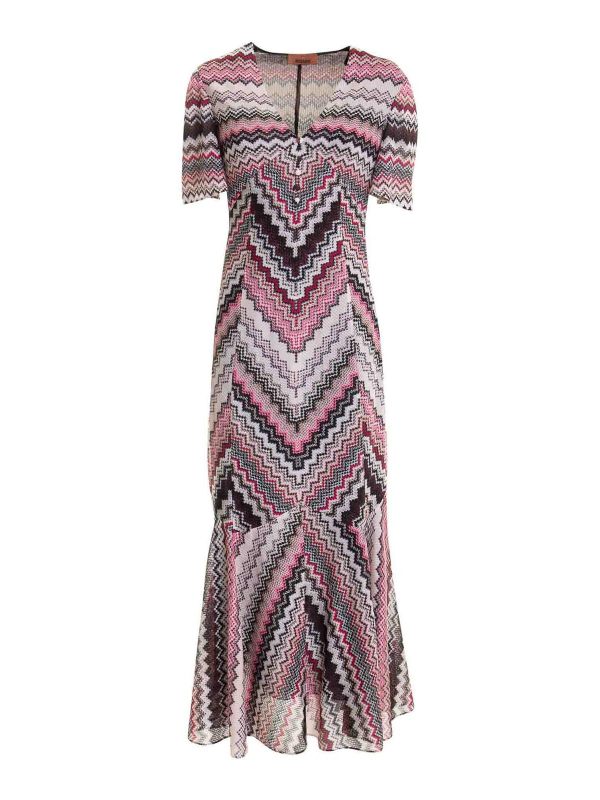 Missoni Robe Au Genou - Multicolore