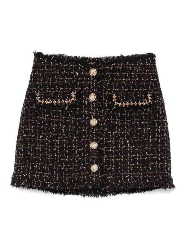 Cinq a Sept Jupe Midi - Noir