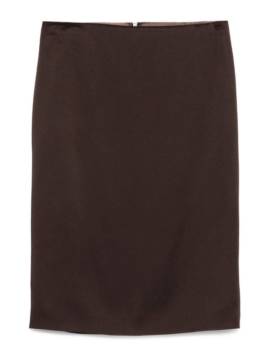 Tom Ford Jupe Midi - Marron Foncé
