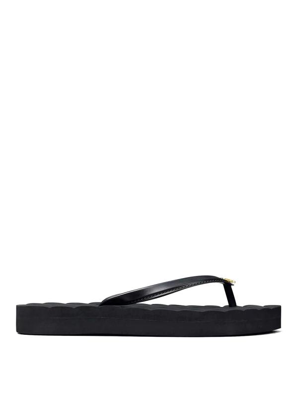 Tory Burch Tongs - Noir