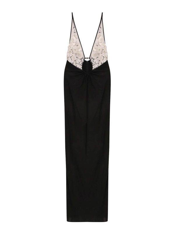 Elisabetta Franchi Robe Au Genou - Noir