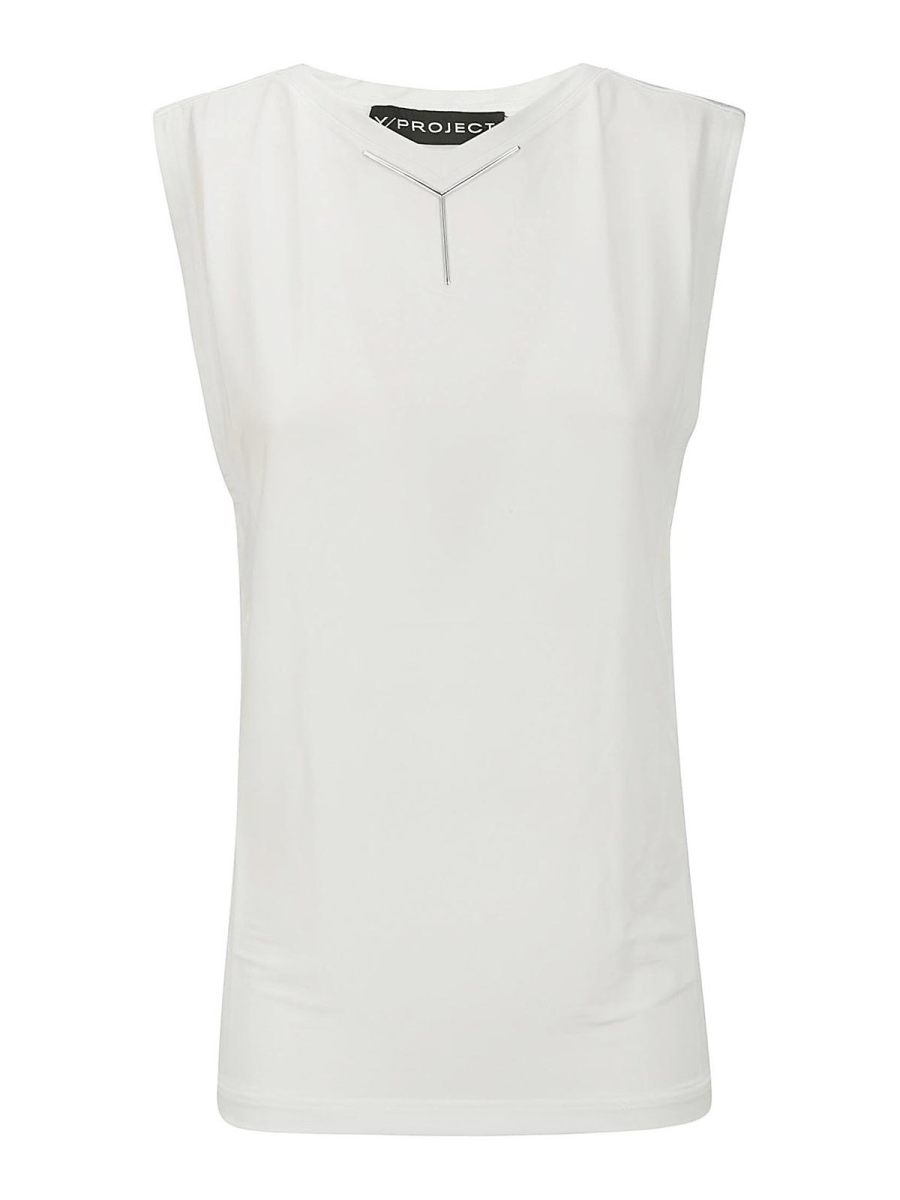 Y/Project Top - Blanc