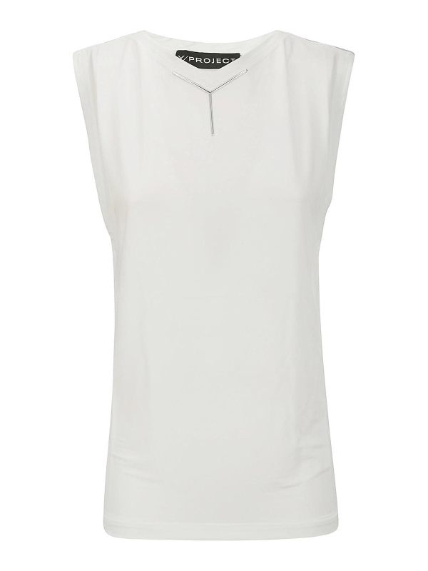 Y/Project Top - Blanc
