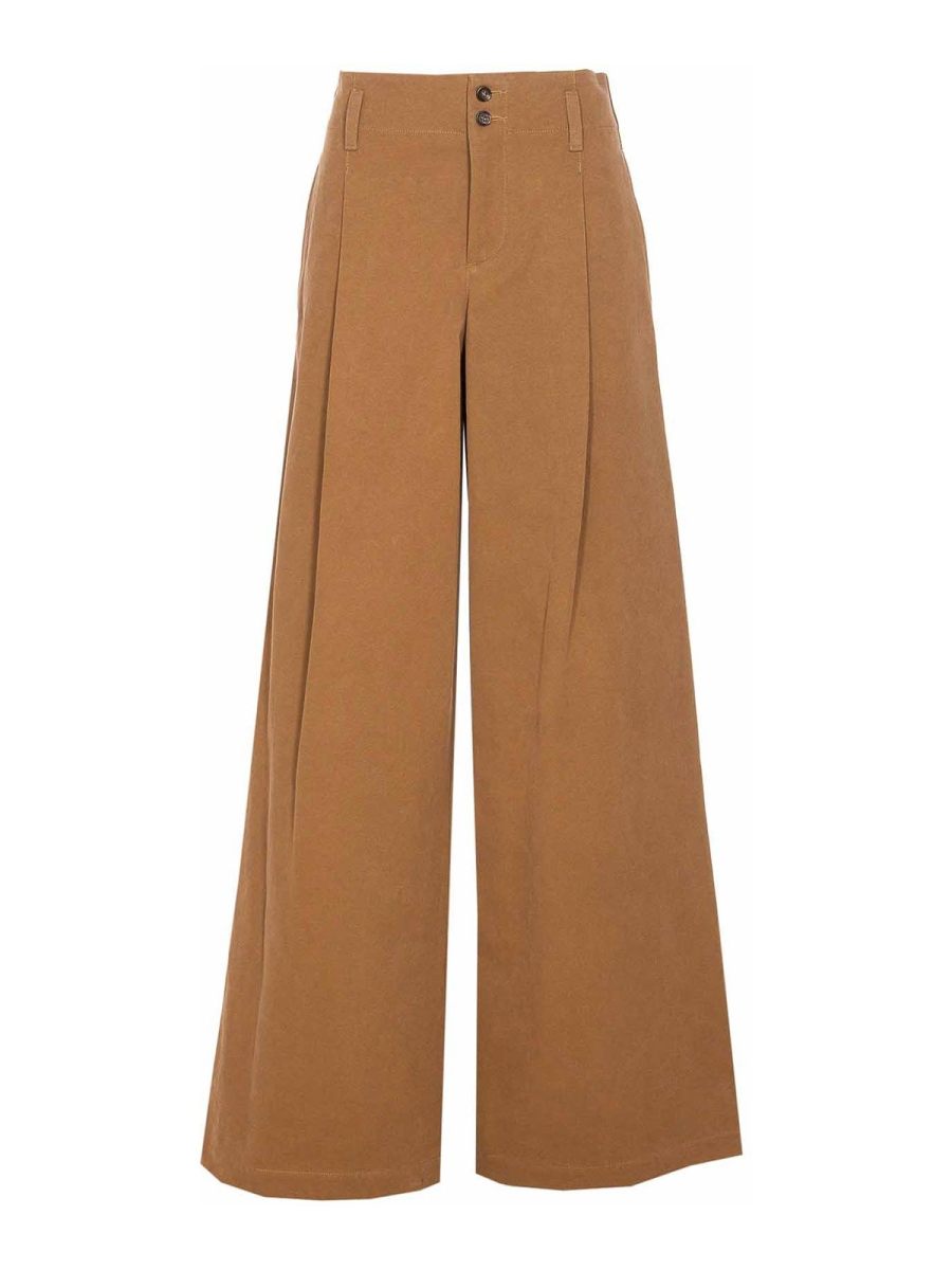 Chloe' Pantalons Décontractés - Marron
