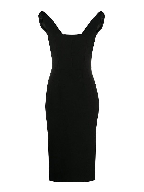 Dolce & Gabbana Robe Au Genou - Noir