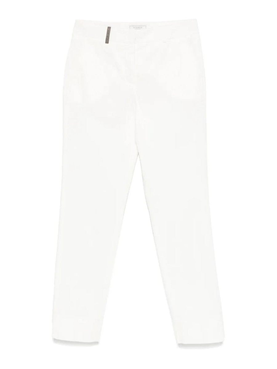 Peserico Pantalons Décontractés - Blanc