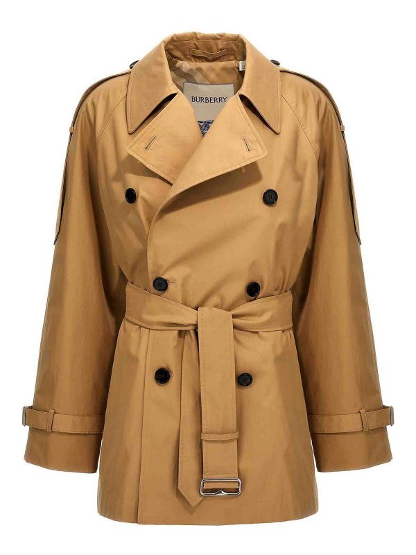 Burberry Manteau Court - Beige