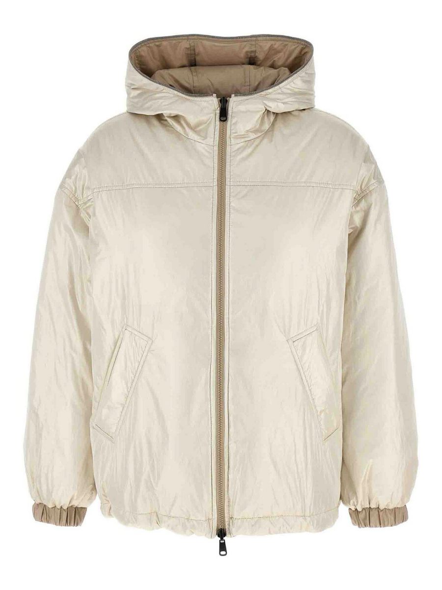 Brunello Cucinelli Blouson Rembourré - Beige