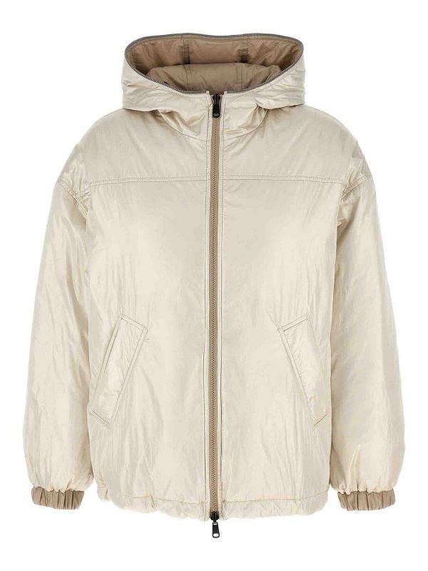 Brunello Cucinelli Blouson Rembourré - Beige