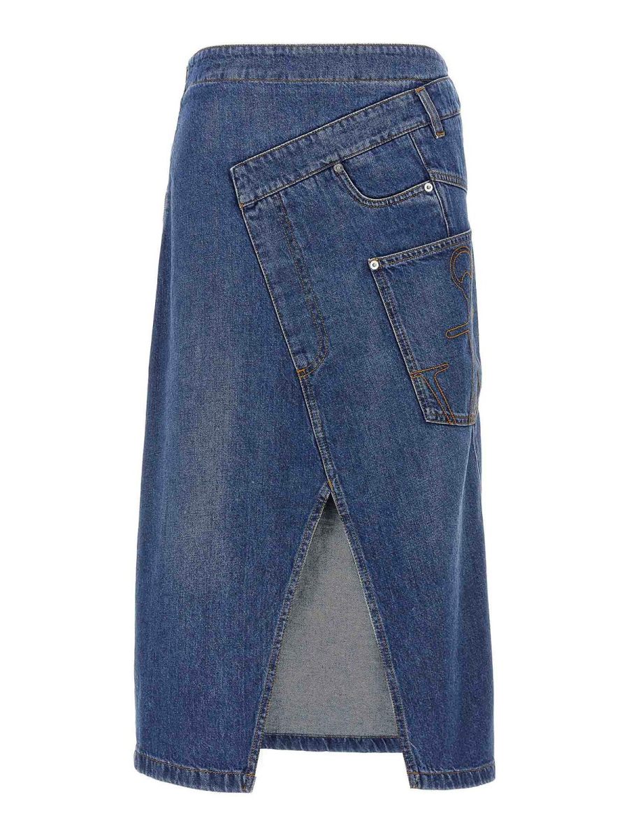 J. W. Anderson Jupe Midi - Bleu