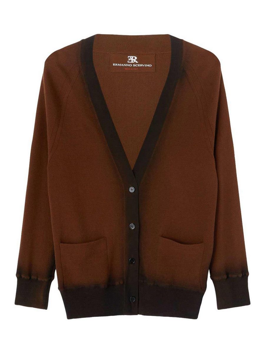 Ermanno Scervino Cardigan - Marron