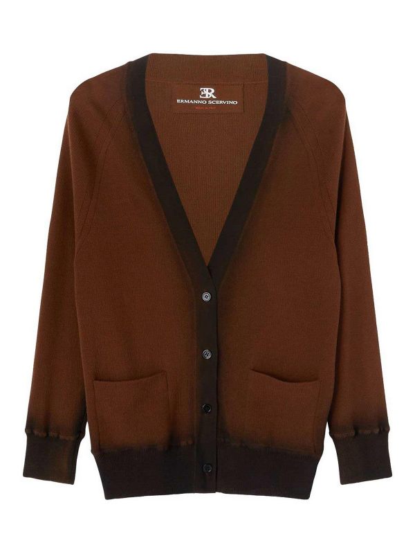Ermanno Scervino Cardigan - Marron