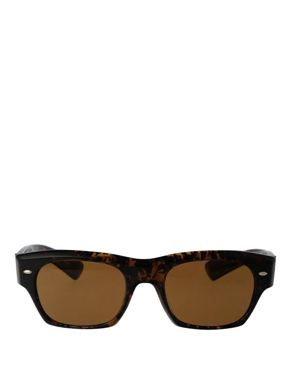 Oliver Peoples Lunettes De Soleil - Marron