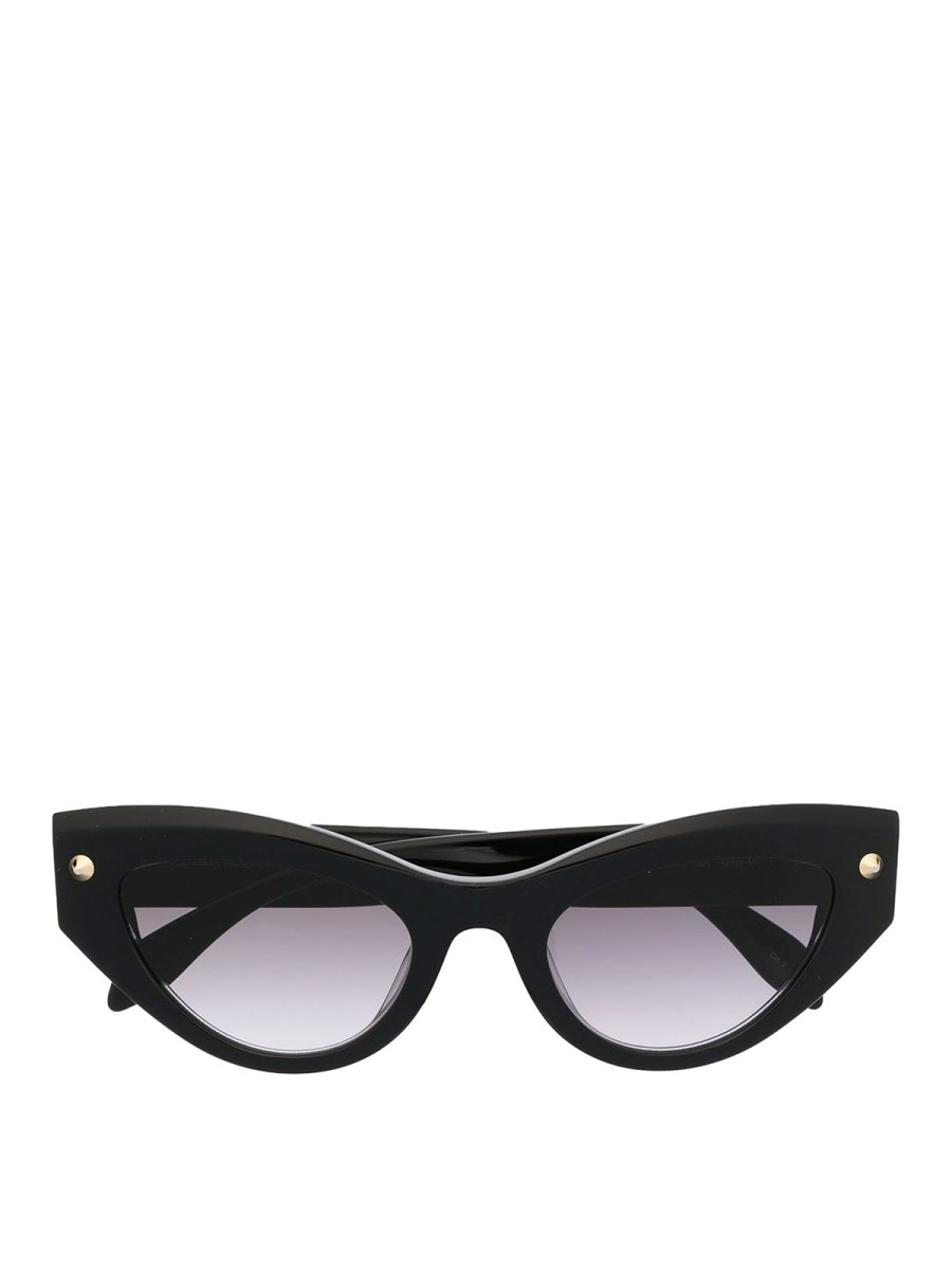 Alexander Mcqueen Lunettes De Soleil - Noir