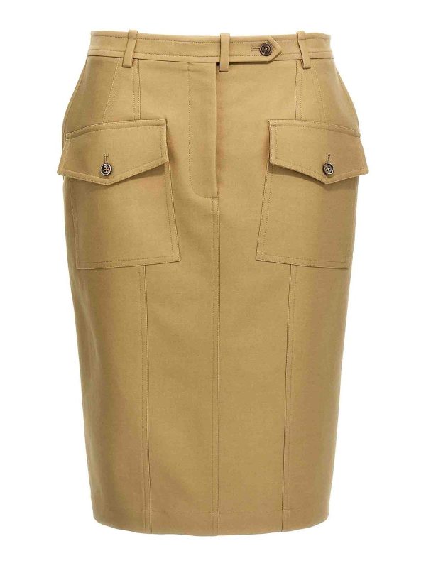 Tom Ford Jupe Midi - Vert