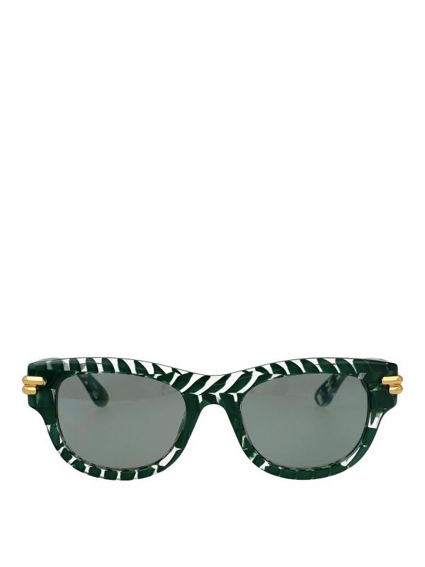 Bottega Veneta Lunettes De Soleil - Vert