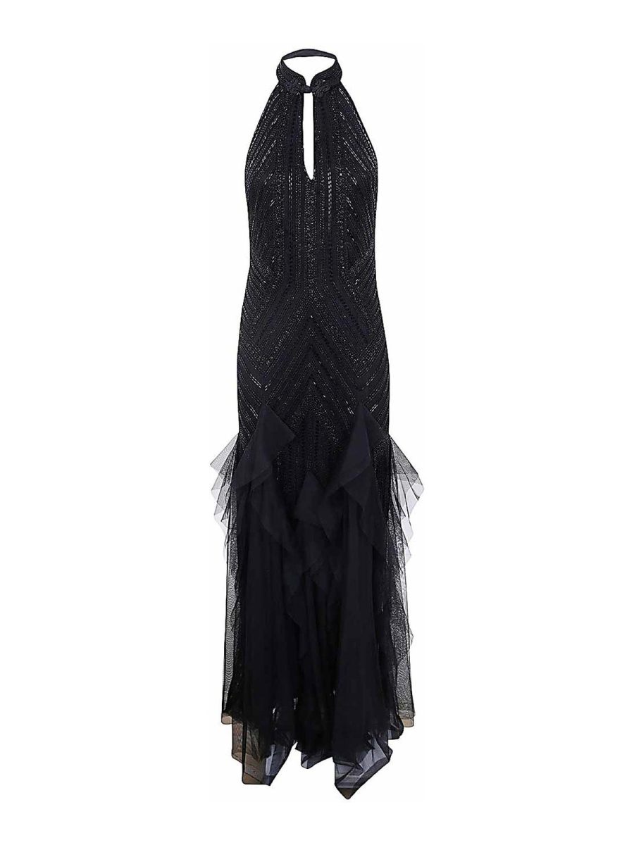 Lauren Ralph Lauren Robe Au Genou - Noir