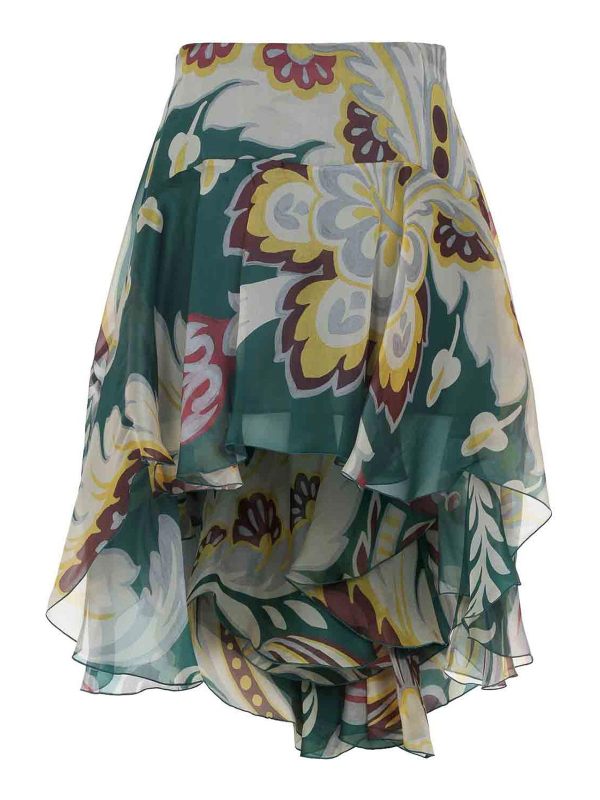 Etro Mini Jupe - Bleu